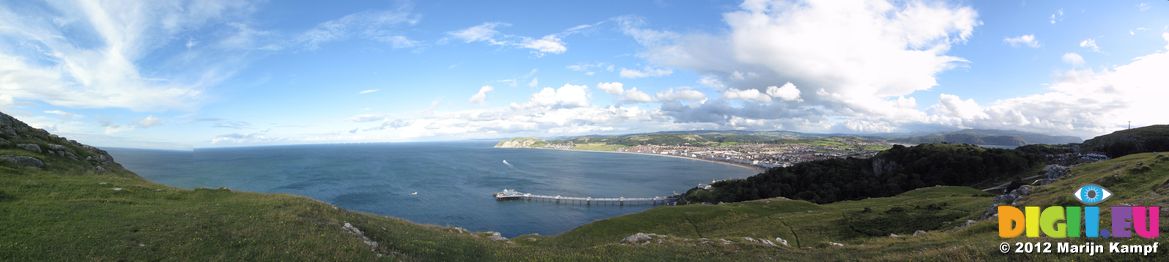 SX23192-200 Llandudno Bay from Great Orme's Head